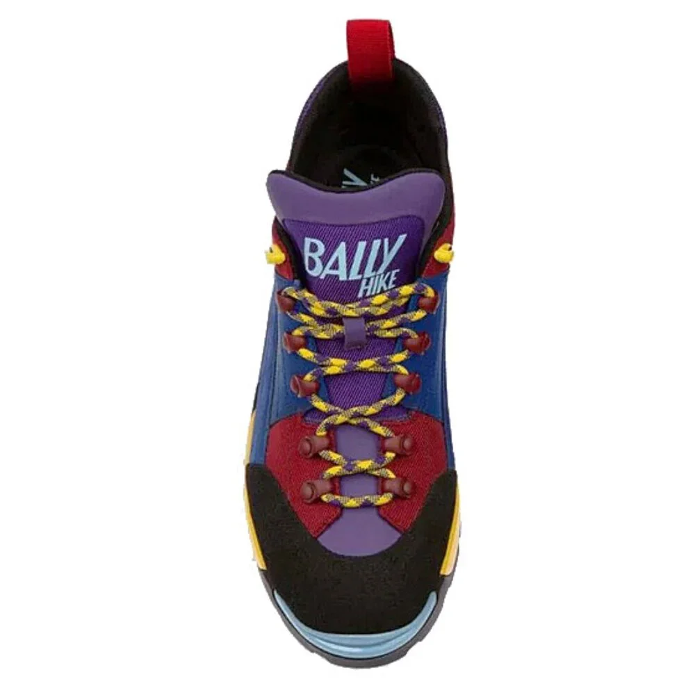 NEW $795 Bally Hike 2 Hiking Boots Shoes! Sporty Colors Vibram Sole Swiss Made